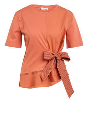 sandro T-Shirt im Materialmix