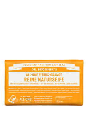DR. BRONNER'S STÜCKSEIFE ZITRUS-ORANGE