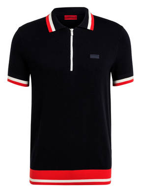 HUGO Piqué-Poloshirt SORTO Oversize Fit