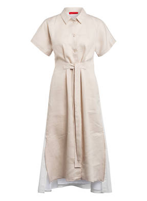 MAX & Co. Hemdblusenkleid CELLULA mit Leinen