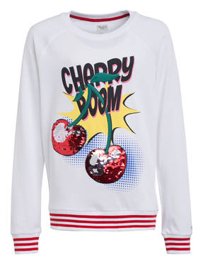 Pepe Jeans Sweatshirt mit Paillettenbesatz