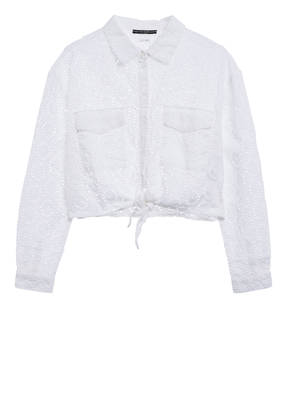 GUESS Bluse aus Lochspitze