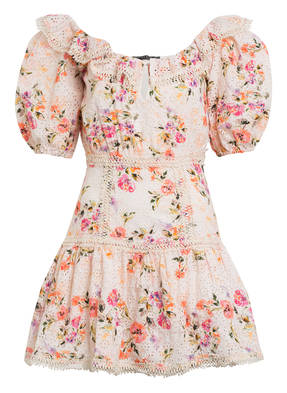 GUESS Off-Shoulder-Kleid MARTINA aus Lochspitze