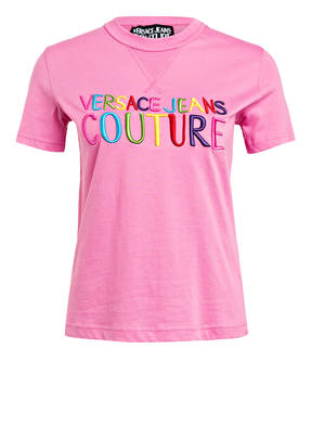 VERSACE JEANS COUTURE T-Shirt mit Stickereien