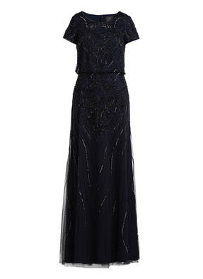ADRIANNA PAPELL Abendkleid mit Pailletten- und Perlenbesatz