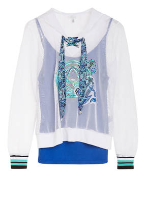 SPORTALM Hoodie mit Schmucksteinbesatz