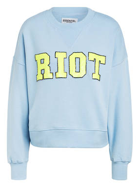 ESSENTIEL ANTWERP Oversized-Sweatshirt mit Paillettenbesatz