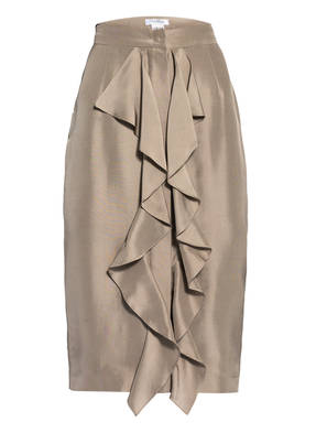 Max Mara Seidenrock EDOLO mit Volantbesatz