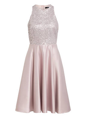 SWING Cocktailkleid mit Volant- und Pailettenbesatz