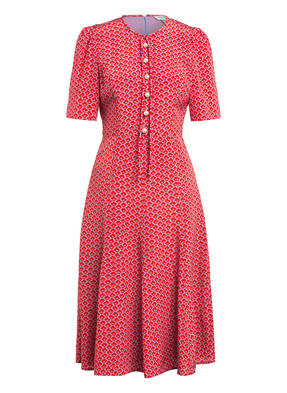 L.K.Bennett Seidenkleid MONTANA mit Perlenknöpfen