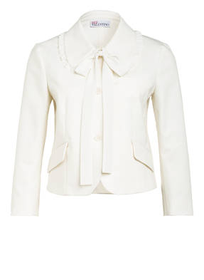 RED VALENTINO Blazer mit Rüschenbesatz