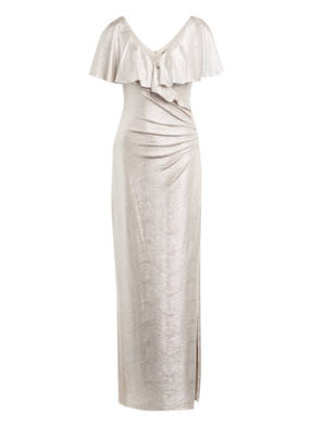 LAUREN RALPH LAUREN Abendkleid mit Volantbesatz