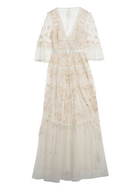 needle & thread Kleid mit Spitzenbesatz
