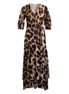 GANNI Kleid mit 3/4-Arm