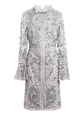 frock & frill Kleid mit Pailletten- und Perlenbesatz