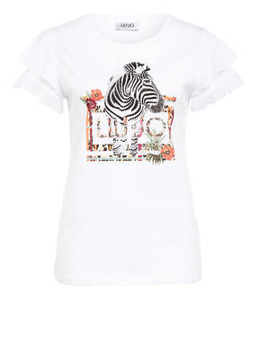 LIU JO T-Shirt mit Schmucksteinbesatz