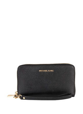 MICHAEL KORS Saffiano-Geldbörse JET SET TRAVEL mit Smartphone-Fach