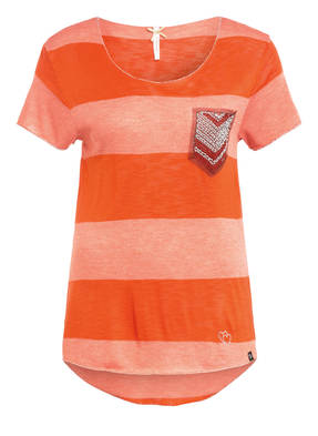 KEY LARGO T-Shirt JANA mit Perlen- und Schmucksteinbesatz