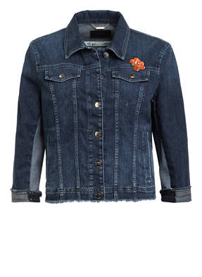 MARC CAIN Jeansjacke mit Pailettenbesatz