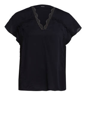 MARC CAIN Blusenshirt mit Spitzenbesatz