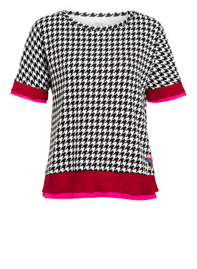 MARC CAIN T-Shirt mit Schmuckperlenbesatz