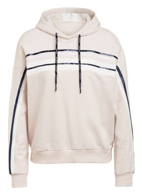 MARCCAIN Hoodie mit Paillettenbesatz