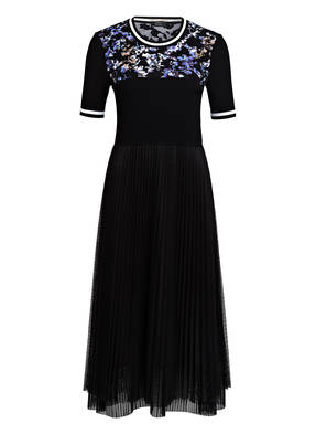 MARC CAIN Plisseekleid im Materialmix