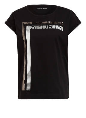 MARCCAIN T-Shirt mit Paillettenbesatz