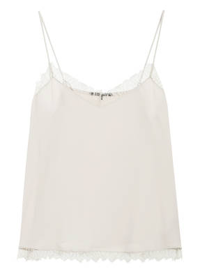 LUISA CERANO Top mit Spitzenbesatz