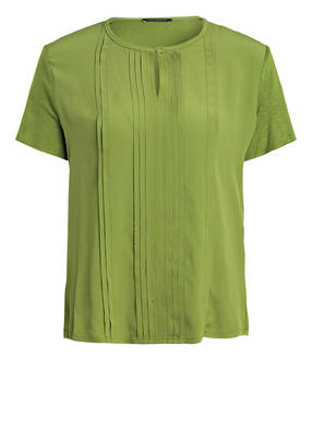 LUISA CERANO T-Shirt im Materialmix mit Seide
