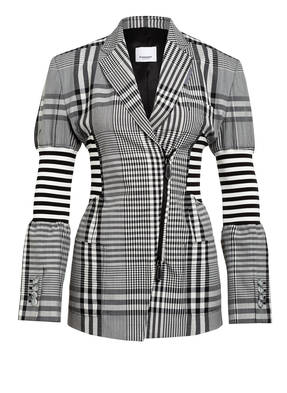 BURBERRY Blazer im Materialmix