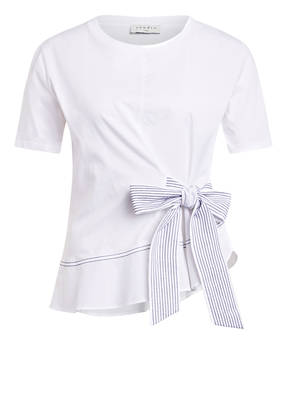 sandro T-Shirt im Materialmix