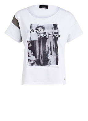 monari T-Shirt mit Schmucksteinbesatz