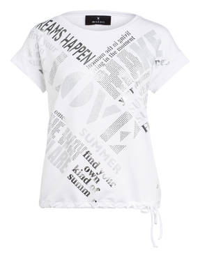 monari T-Shirt mit Schmucksteinbesatz