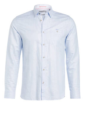 TED BAKER Hemd TIPTOE Extra Slim Fit mit Leinen