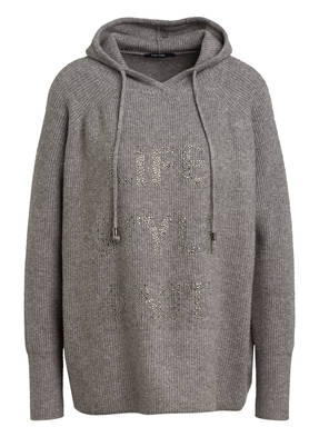 MARC AUREL Pullover mit Schmucksteinbesatz