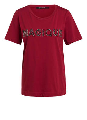 MARC AUREL T-Shirt mit Schmucksteinbesatz