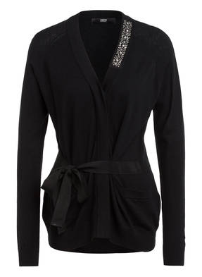 STEFFEN SCHRAUT Strickjacke mit Schmucksteinbesatz