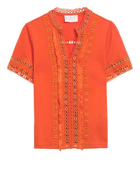 damsel in a dress Blusenshirt KERA mit Spitzenbesatz