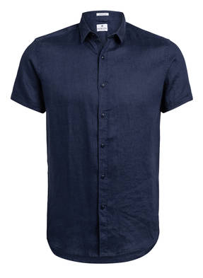 DSTREZZED Halbarm-Hemd Regular Fit aus Leinen