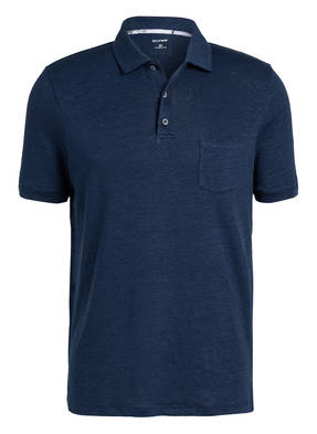 OLYMP Jersey-Poloshirt modern fit aus Leinen