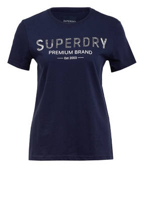 Superdry T-Shirt mit Paillettenbesatz