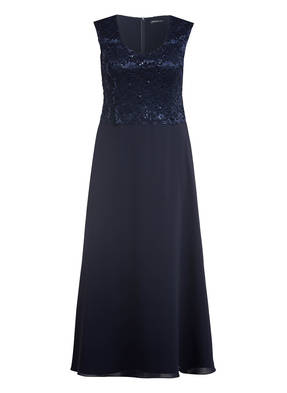 SWING Curve Abendkleid mit Spitzen- und Paillettenbesatz