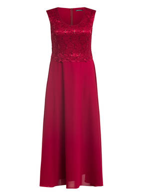 SWING Curve Abendkleid mit Spitzen- und Paillettenbesatz