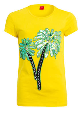 s.Oliver T-Shirt mit Paillettenbesatz