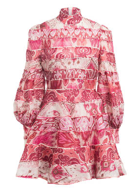 ZIMMERMANN Kleid WAVELENGTH mit Leinen und Seide