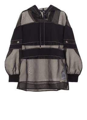 LIU JO Hoodie mit Schmucksteinbesatz