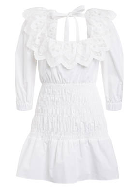 self-portrait Kleid mit Spitzenbesatz