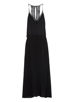 LIU JO Plisseekleid mit Spitzenbesatz