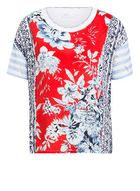 rich&royal T-Shirt im Materialmix mit Glitzergarn